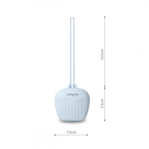 Silikónové puzdro na cumlík - modré