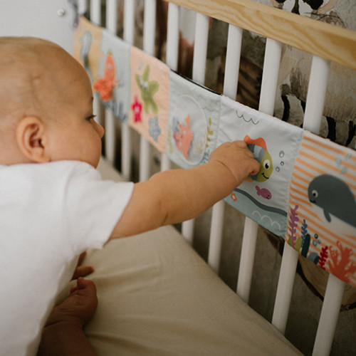 Obojstranná kontrastná knižka pre bábätko Under the Sea