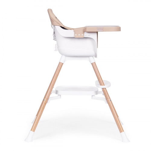 Detská jedálenská stolička 2v1, béžová