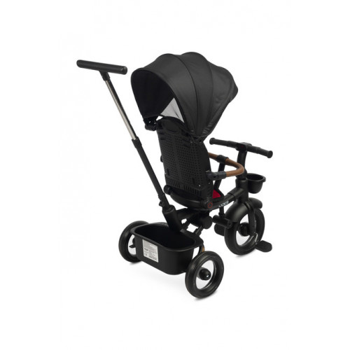 Multifunkčná detská trojkolka SABER - červená, čierna