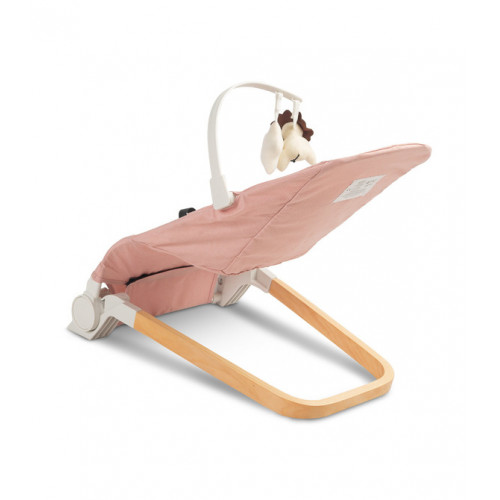 Dojčenské lehátko, ergonomické Pine - ružové