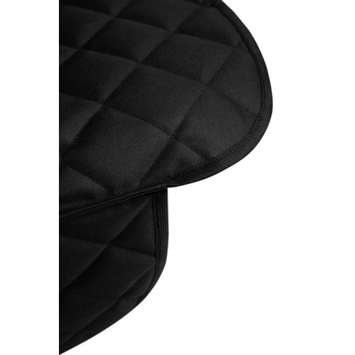 Prešívaná ochranná podložka sedadiel do auta - čierna