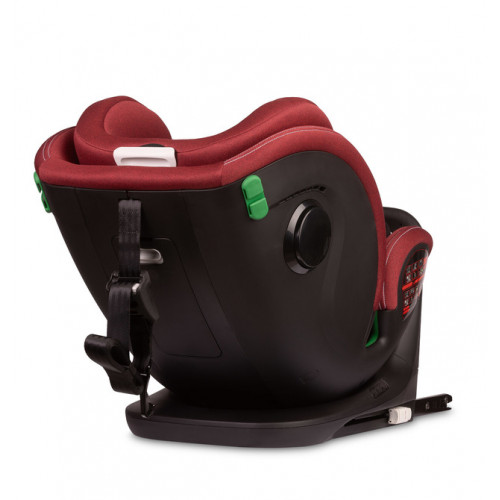 Detská autosedačka Securo 40-150 cm, otočná, ISOFIX, i-Size, 40-150, červená
