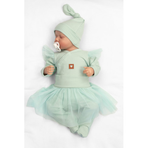 Rastúca súprava 3D Lux, Sweet Angel - mätová, 68/74