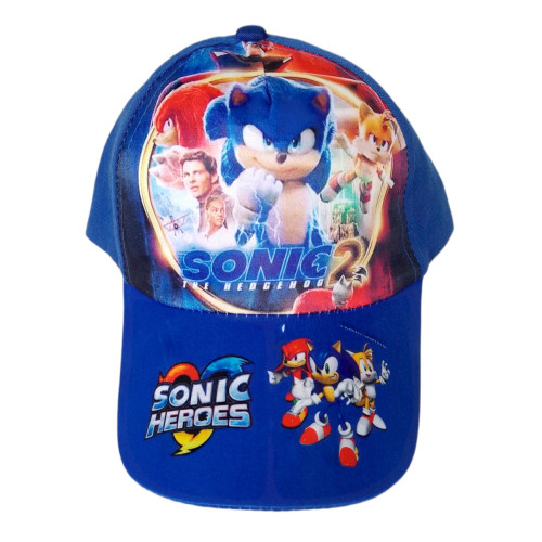 Detská šiltovka Ježko Sonic s potlačou M/L