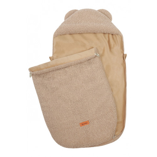 Fusák 3v1, baránkový - tm. béžový