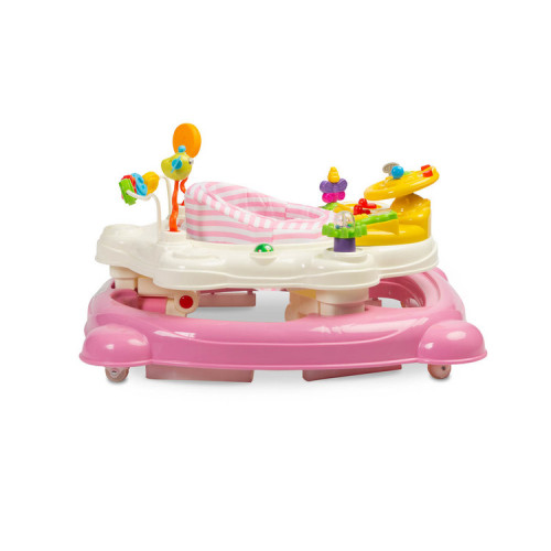 Chodítko pre bábätko HIPHOP 3v1 - ružové