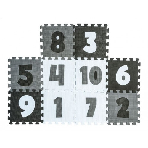 Smily Play Detské penové puzzle, podložka na zem, Číslica, 10 ks