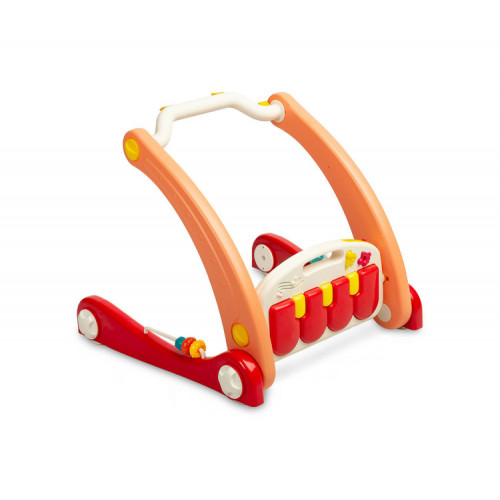 Chodítko pre deti, hracia deka, 2v1 - ružové