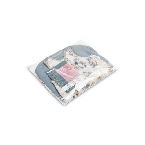 Spací vak mušelín, bavlna, Dráčik, 70x45cm, S - jeans