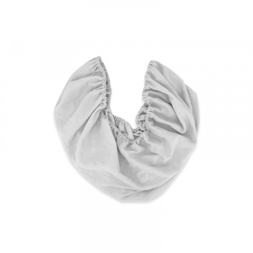 Mušelínové prestieradlo postieľky 60 x 120 NATURE double - šedé