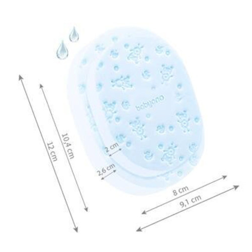 Detská hubka na umývanie - modrá