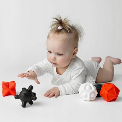 Kontrastné senzorické loptičky, 6ks