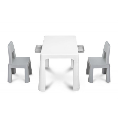 Súprava detského nábytku TOYZ MONTI 1+2, sivá