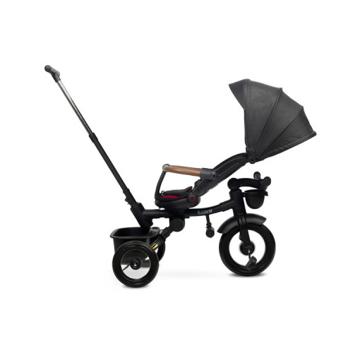 Multifunkčná detská trojkolka SABER - červená, čierna