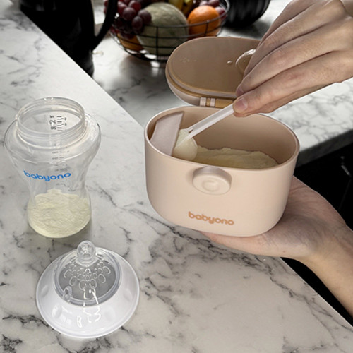 Zásobník na sušené mlieko - béžová