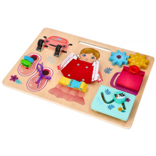 Adam Toys Vzdělávacia závesná, náučná tabuľa - Anička