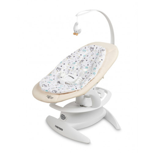 Elektrické hojdačka Noco 2v1 - béžové