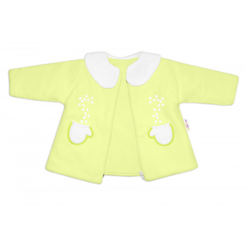 Kabátik, čiapočka a nohavice Baby Nellys ®- zelená, veľ. 68