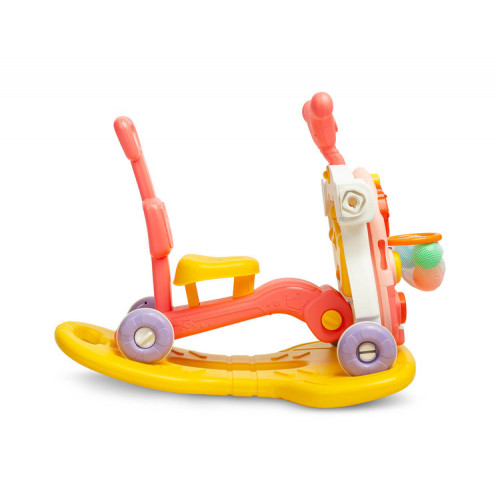 Multifunkčné chodítko 5v1 - ružové