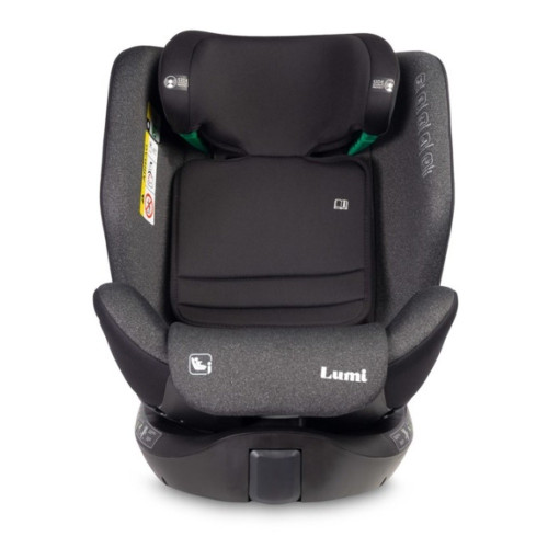 Autosedačka Lumi i-Size 40-150 cm, Isofix, 360 °, rastová, od 0m + do 12 Rokov - tm. šedá