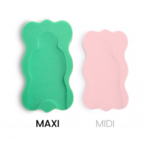 Matračka - huba na kúpanie bábätiek Maxi - ružová