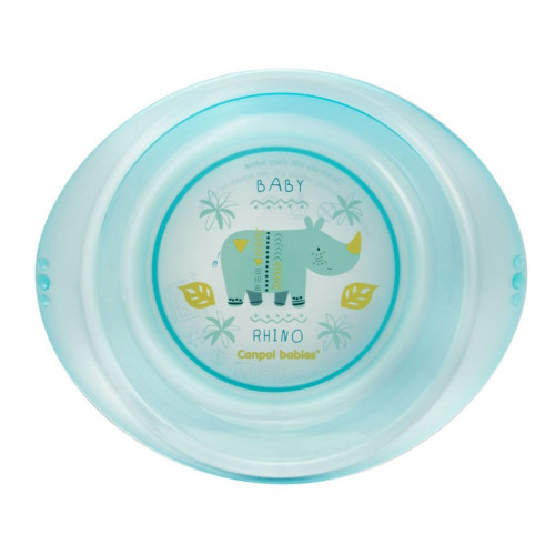 Miska Canpol Babies - Rhino, modrá