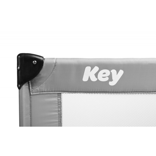Cestovná postieľka KEY - šedá