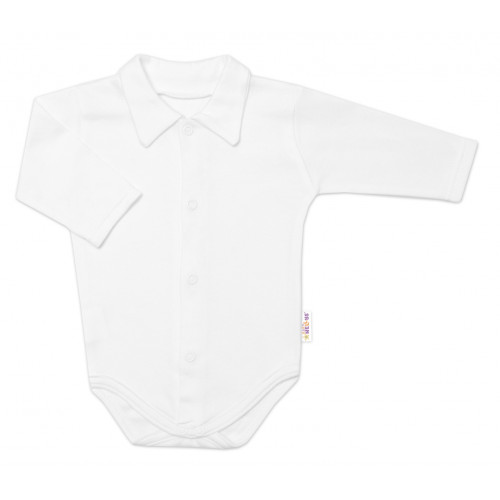 Baby Nellys 2-dielna súpravička Star, body dl. rukáv + pletené dupačky, modré