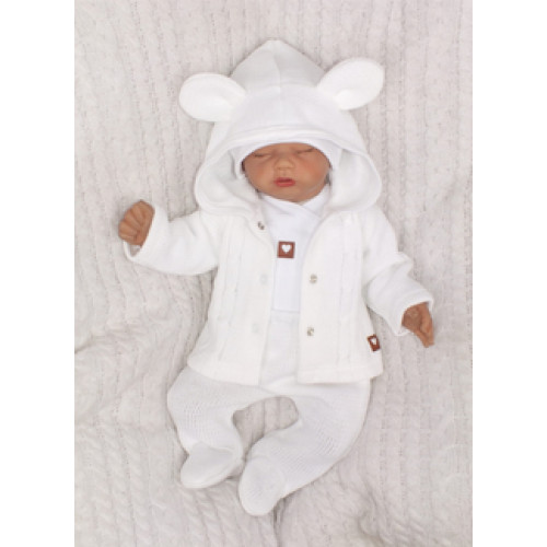 Z & Z 5-dielna kojenecká súpravička do pôrodnice - biela, veľ. 62