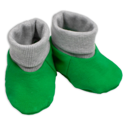 Rastúci teplákový overal pre bábätko, čiapky, topánky, 3D, Nature - zelený