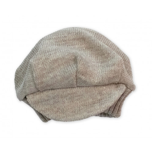 Rastúci pletený overálok 3D Hand Made malý Elegan - béžový, biela