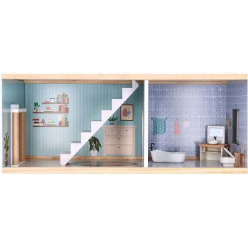 Veľký drevený domček pre bábiky