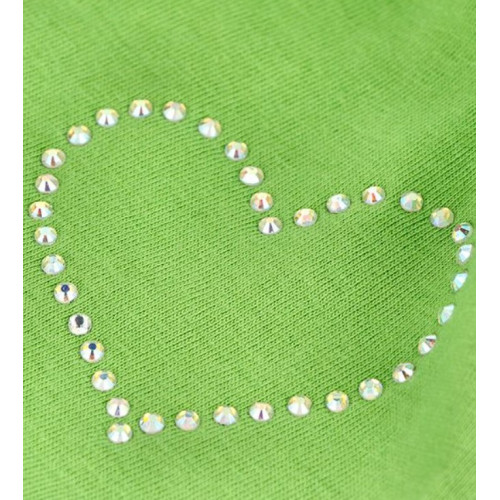 Nažehlovačka so zirkónmi a diamantmi Tulimi - FLOWER