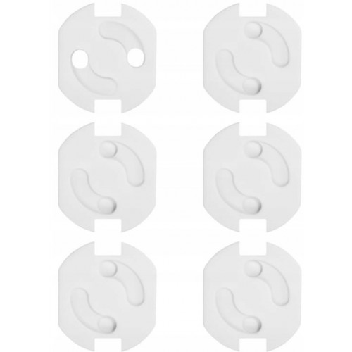 Ochrana zásuviek, 6 ks v balení