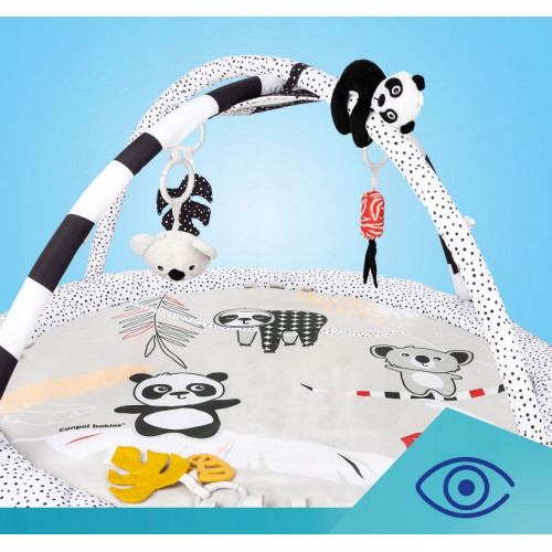 Vzdelávacia hracia deka Canpol Babies so zrkadielkom, Babies BOO Panda