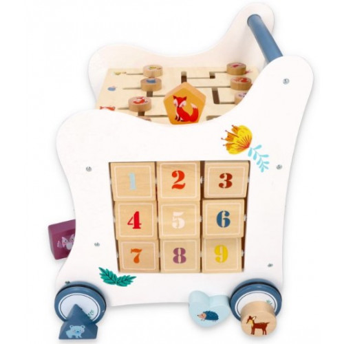 Drevené Chodítko pre bábätko 5v1 - Lesné zvieratká