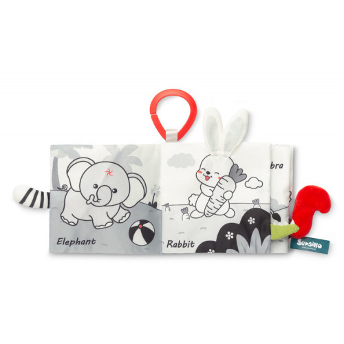 Kontrastná knižka pre bábätko black&white - Sova