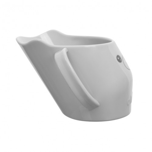 Detský Hrnček s uškami, naklonený - šedý