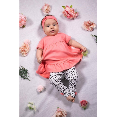 Tunika/tričko krátky rukáv bavlna, Alice Nicol, marhuľová, veľ. 80