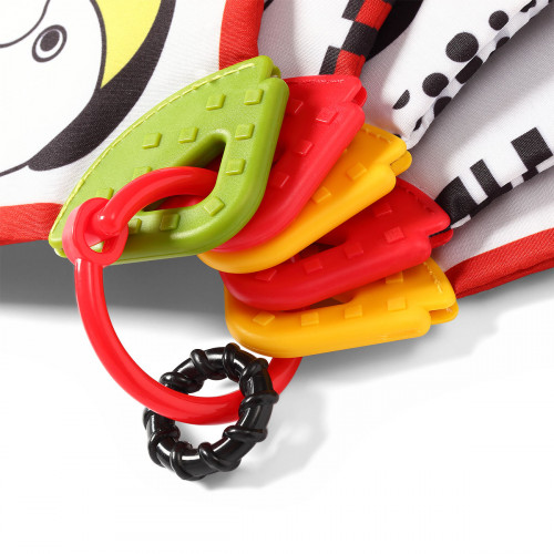 BabyOno Zábavná kontrastná edukatívna knižka Dream Team C - More Collection