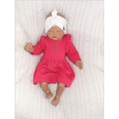 Z & Z Detské teplákové šatôčky/tunika Princess - amarant, veľ. 74