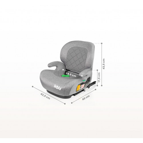 Podsedák, autosedačka Irbis i-Size 125–150 cm s ISOFIX – béžová