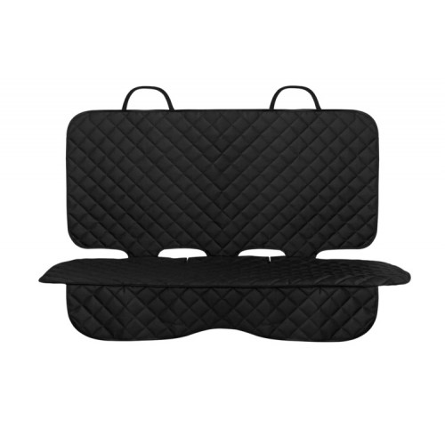 Prešívaná ochranná podložka sedadiel do auta - čierna