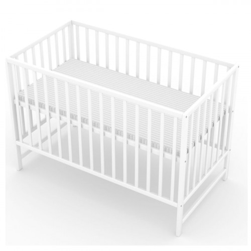 Postieľka pre bábätko ANNA 120x60cm - biela