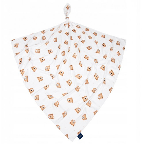 Bambusová plienka 75x75cm, lux, Medvedík