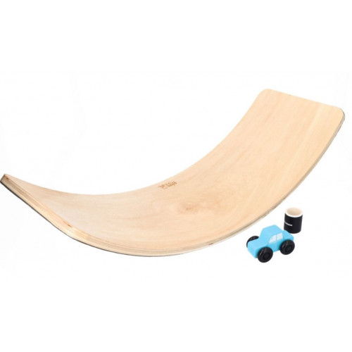 Balančná doska s plsteným povrchom a autíčkom, Adam Toys