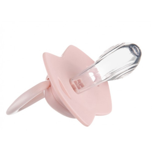 Canpol Babies 2 ks symetrických silikónových cumlíkov, +18m, Bonjour Paris, ružová/sivá