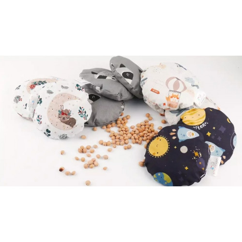 Veľký a malý nahrievací vankúšik termofor s čerešňovými kôstkami - Boho