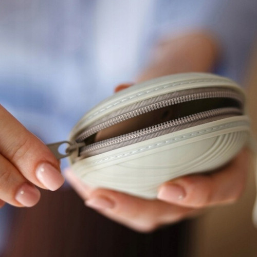 Silikónové puzdro na 2 cumlíky - zelená